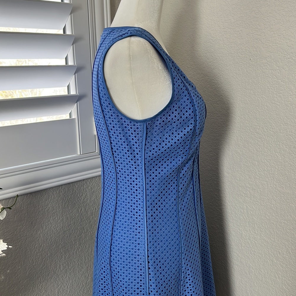 Ann Taylor Flare Periwinkle Blue Dress - Picture 9 of 11